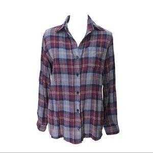Brandy Melville Wylie Flannel Button Down Shirt